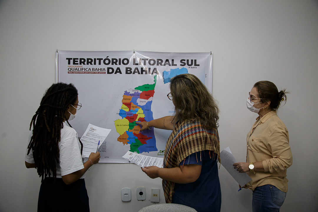 Aula do Programa Qualifica Bahia